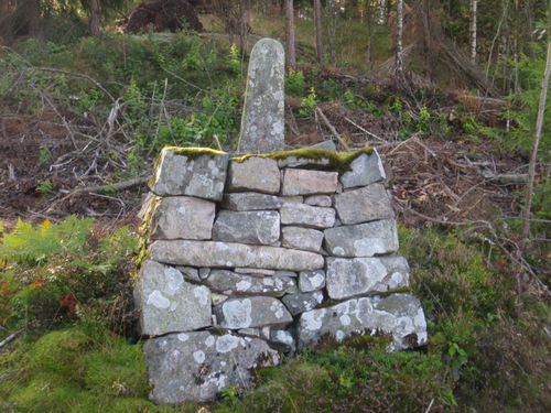 two hundred year old road/distance markers.